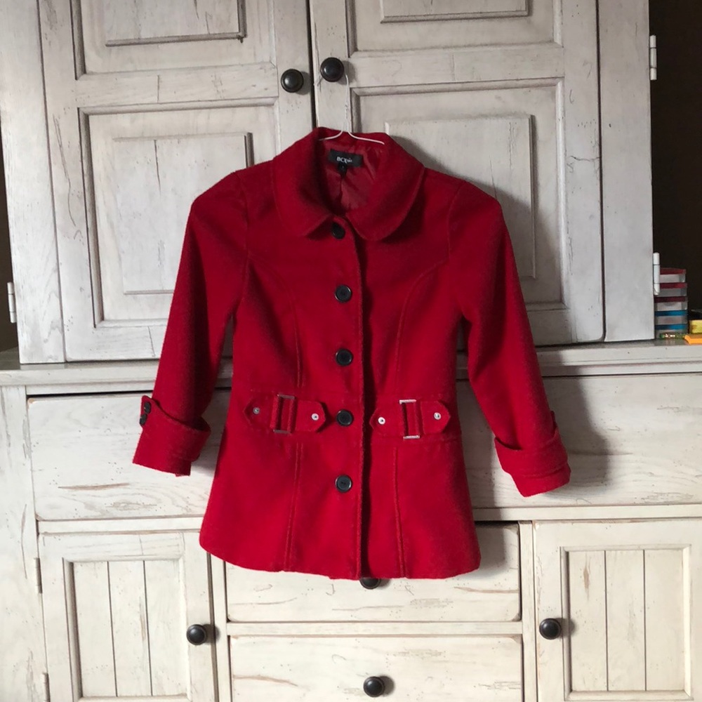 BCX girl red coat